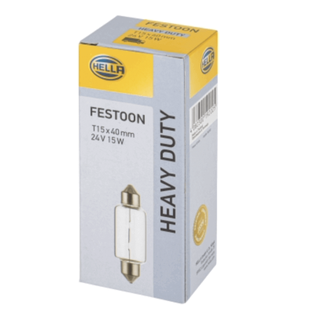 AMPOULE 24V 15W HELLA (Packs de 10pcs.)