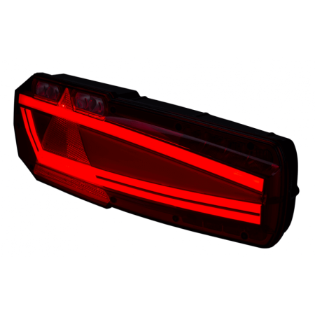 REAR LIGHT FULL LED TRAILER LEFT 12/24V WITH DYNAMIC ARROW.