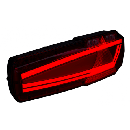 REAR LIGHT FULL LED TRAILER RIGHT 12/24V. Passenger side.