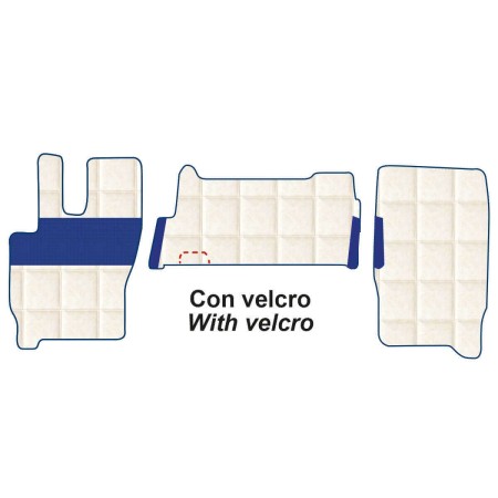 SET CARPETS IVECO EUROCARGO. MADE IN ITALY. KIT COMPOSED OF 3
