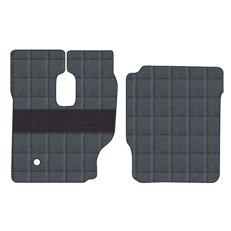 SET TAPPETI MAN M 2000 CABINA N GRIGI