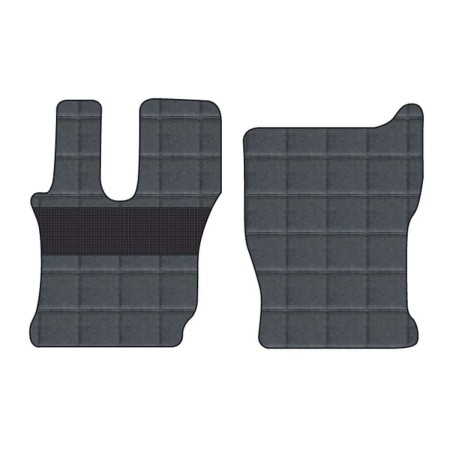 SET CARPETS VOLVO FM. MADE IN ITALY. KIT COMPOSED OF 2 PIECES.