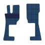SET CARPETS VOLVO FH FROM '01 TO '07 CABIN T2 - FROM '8 TO '12