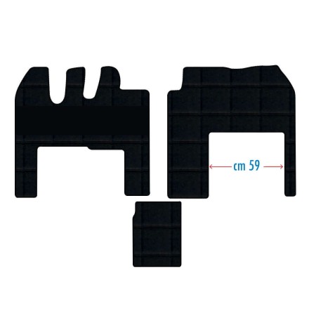 TEPPICH SET RENAULT MAGNUM BEIFAHRERSITZ MIT BREITER BASIS