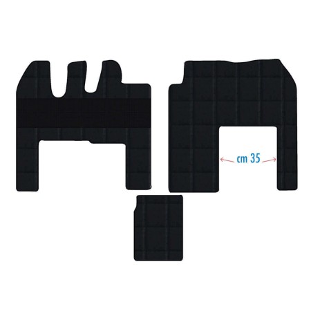 TEPPICH SET RENAULT MAGNUM BEIFAHRERSITZ MIT SCHMALER BASIS