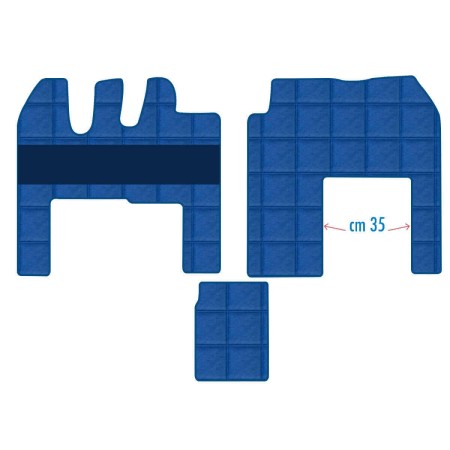 ENSEMBLE DE TAPIS RENAULT MAGNUM SIÈGE PASSAGER À BASE ÉTROITE