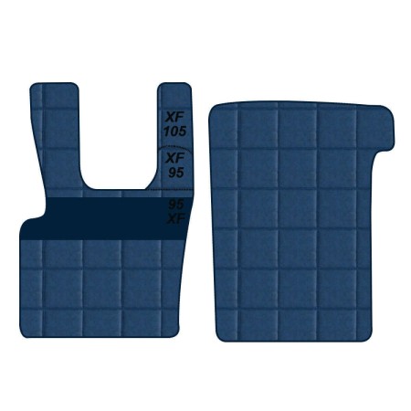 SET CARPETS DAF 95 XF - XF 95 - XF 105. MADE IN ITALY. KIT