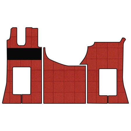 TEPPICH SET MERCEDES ACTROS VON '12 KABINE GIGA SPACE - BIG