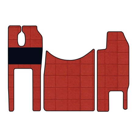 SET CARPETS MERCEDES ACTROS FROM '02 TO '07 FROM '08 TO '11