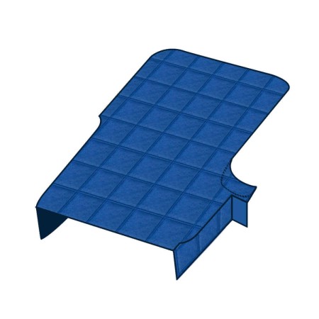 Copricofano Man Tgx Senza Cassetti Azzurro