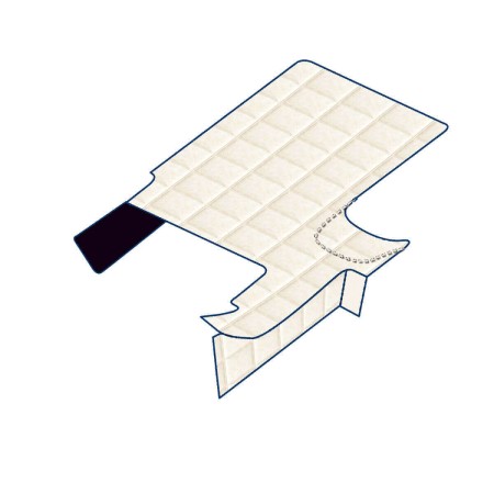 Copricofano Man Tgx Con Cassetti Beige