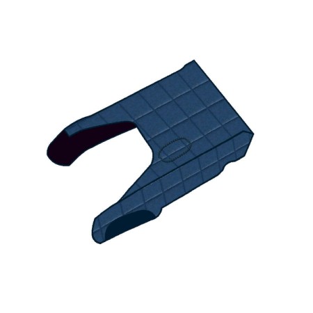 Copricofano Mercedes Axor Blu