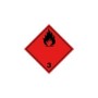 FLAMMABLE GAS TRANSPORT STICKER CL.3