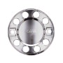 Cubre Buje De Acero Inox Para Llantas De Aleación 10 Agujeros Camiones