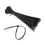 BANDE DE LIAISON PLASTIQUE EN NYLON NOIR 20cm x 4.8 mm