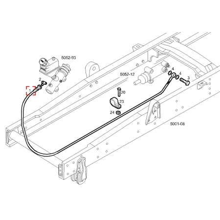 TUBO COMANDO FRIZIONE