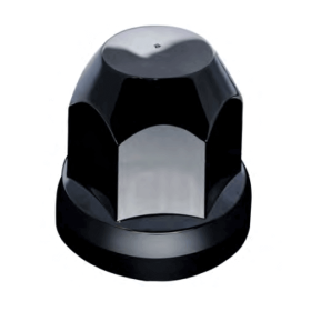 NUT COVERS BLACK PLASTIC 32 mm