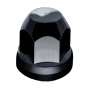 NUT COVERS BLACK PLASTIC 32 mm