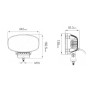 Phare Led De Profondeur 16 Led - 5800 Lm - 12/24V