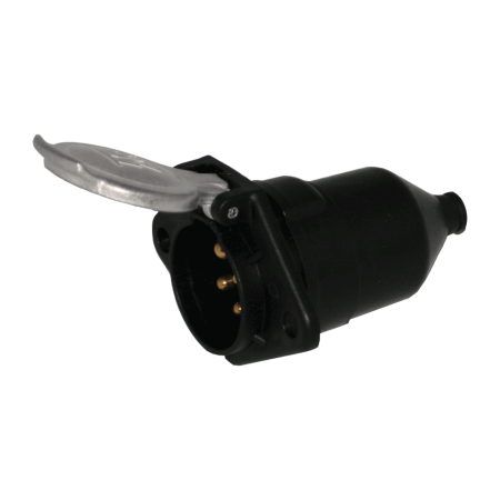 CLAVIJA ALUMINIO 24V 7 POLOS TIPO N - MACHO