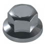 NUT COVERS CHROMED PLASTIC 32/33 mm. (Price refers to pack of