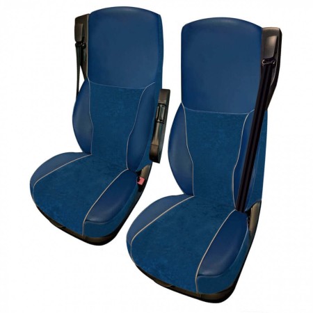 Seat Covers For Daf Xf From 2022 - Xg - Xg+ Blue