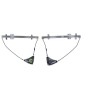 LEFT WINDOW REGULATOR WITHOUT MOTOR DAF CF