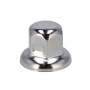 33 mm RADMUTTERKAPPEN SATZ PAKET 20 ST. AUS EDELSTAHL
