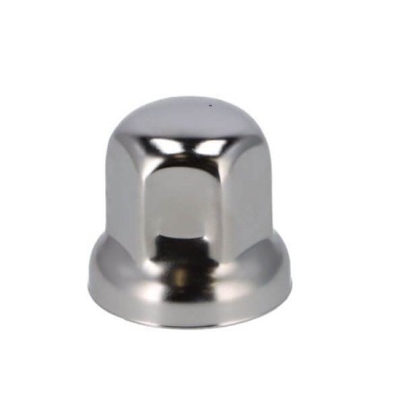 33 mm RADMUTTERKAPPEN SATZ PAKET 20 ST. AUS EDELSTAHL RUNDER KOPF