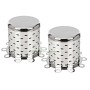Pair Of Wheel Cover Stainless Steel For Rear Axle 10 Holes Truck
