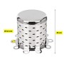 Pair Of Wheel Cover Stainless Steel For Rear Axle 10 Holes Truck