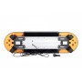 ORANGE FLASHING LIGHT BAR 48 LED 12/24V. Length 1000 mm. Width