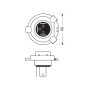 10-30V Halo Led Serie 1 - (H4) - 25W - P43T
