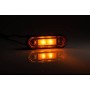Fanalino Ingombro Da Incasso 2 Led Arancio 24V Camion