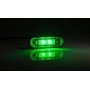Fanalino Ingombro Da Incasso 2 Led Verde 24V Camion