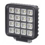 16 Led Square Work Lamp With Switch 12V/24V