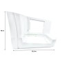 STEPWELL CASE RIGHT PAINTED WHITE. SUITABLE TO IVECO S WAY.