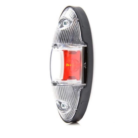 Feu De Position Led Rouge - Blanc 12-24v Remorque - Camion