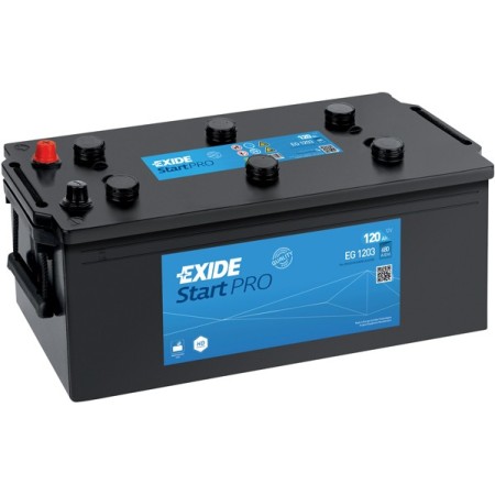 Batería De Camión 12V 120Ah 680A Exide Start Pro