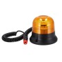 Led Gyrophare Orange Base Magnétique Prise Allume-Cigare 12/24V Camion