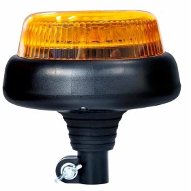 LED WARNING LIGHT ORANGE POLE MOUNT 12/24V