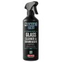Glass and crystal degreaser. Inert product on glass protectors