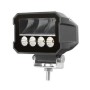 Led Work Headlight With Flashing Light Orange Strobe 12/24V Trucks