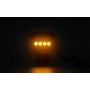 LED WORK HEADLIGHT WITH FLASHING LIGHT ORANGE STROBE 12/24V.
