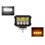 LED WORK HEADLIGHT WITH FLASHING LIGHT ORANGE STROBE 12/24V.