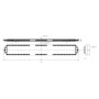 Barra Lampeggiante Arancio Led 12/24V Camion - Carroattrezzi