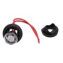 Luce Ingombro Led Tonda Rossa Per Tubolari Acciaio Camion 12-24V