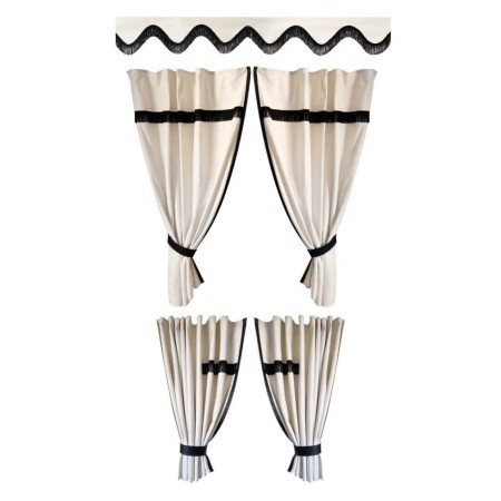 Ensemble de Rideaux Microfibre Cabine de Camion | Made in Italy