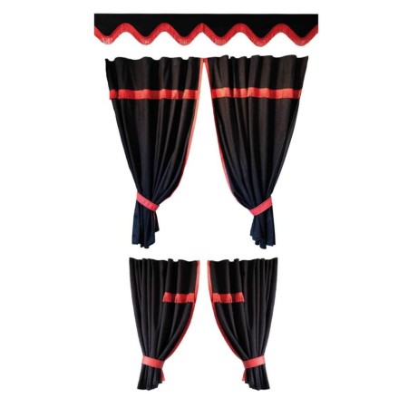 Blackout Microfiber Truck Cabin Curtain Set | Made in Italy