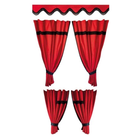 Blackout Microfiber Truck Cabin Curtain Set | Made in Italy